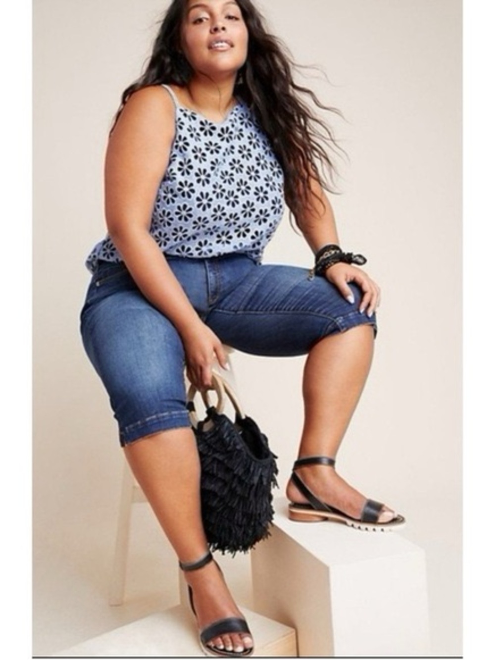 Maeve by Anthropologie Quinn‎ Crochet Eyelet Tank